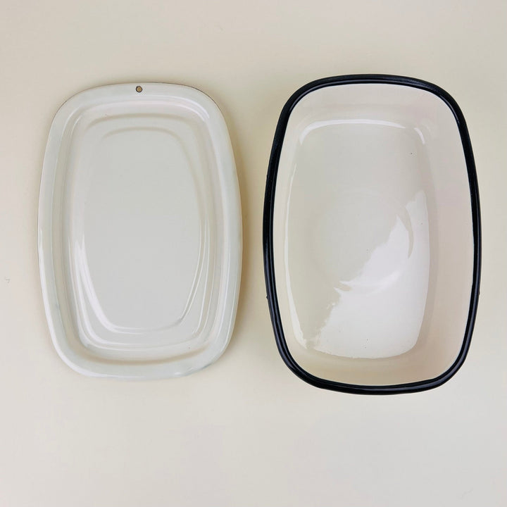 Enamelware Baking Dish/ Storage Box - Large - Community Cutlery