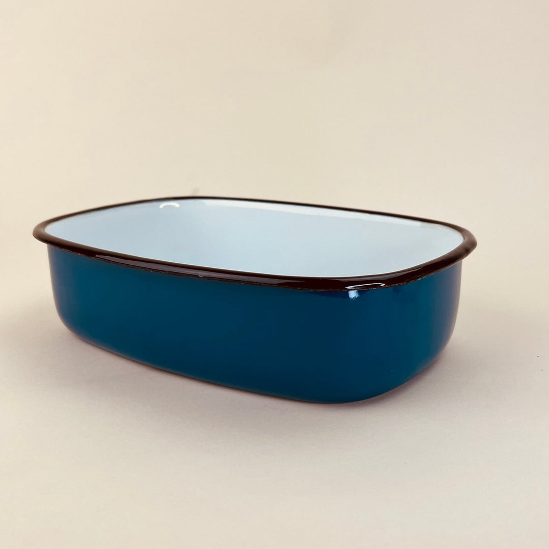 Enamelware Baking Dish/ Storage Box - Large - Community Cutlery