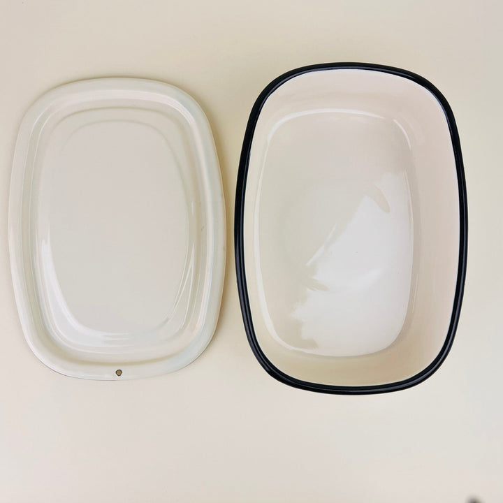 Enamelware Baking Dish/ Storage Box - Medium - Community Cutlery