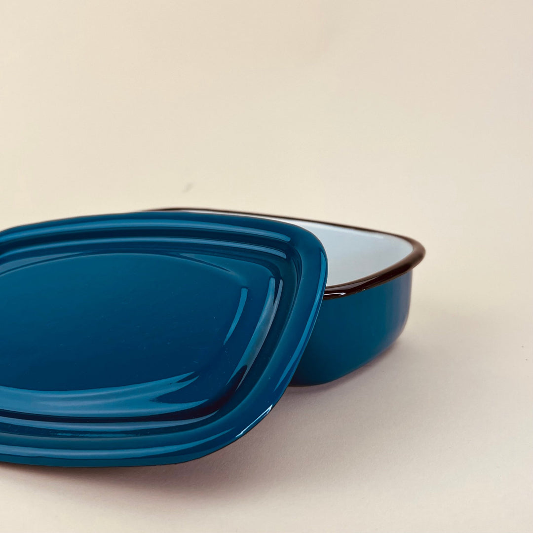 Enamelware Baking Dish/ Storage Box - Medium - Community Cutlery