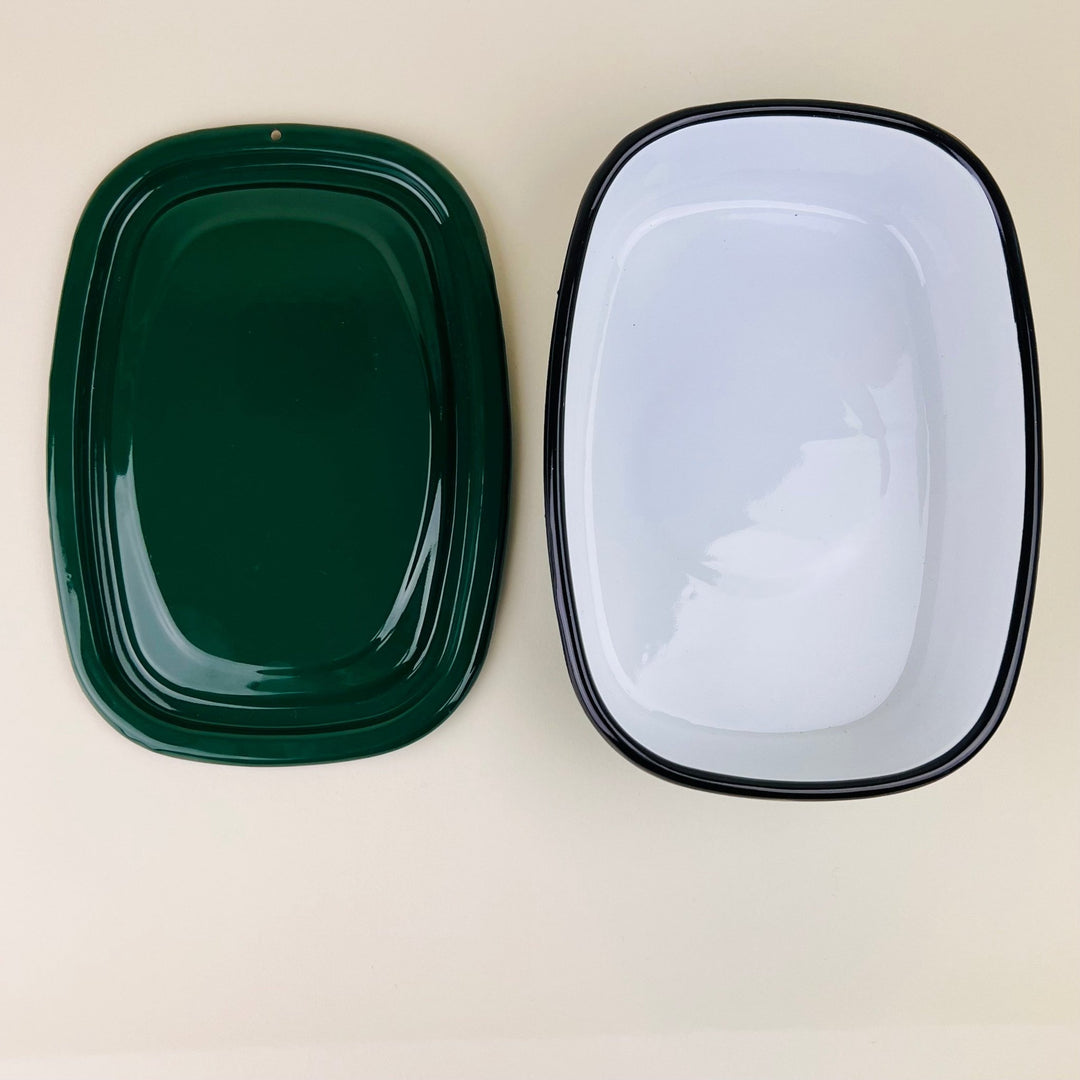 Enamelware Baking Dish/ Storage Box - Medium - Community Cutlery