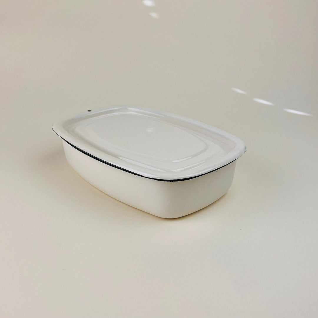 Enamelware Baking Dish/ Storage Box - Medium - Community Cutlery