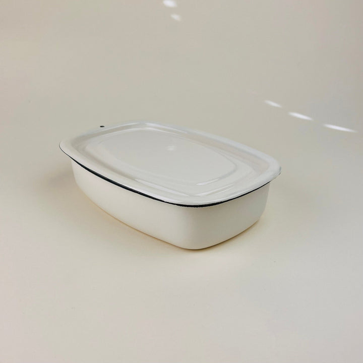 Enamelware Baking Dish/ Storage Box - Medium - Community Cutlery