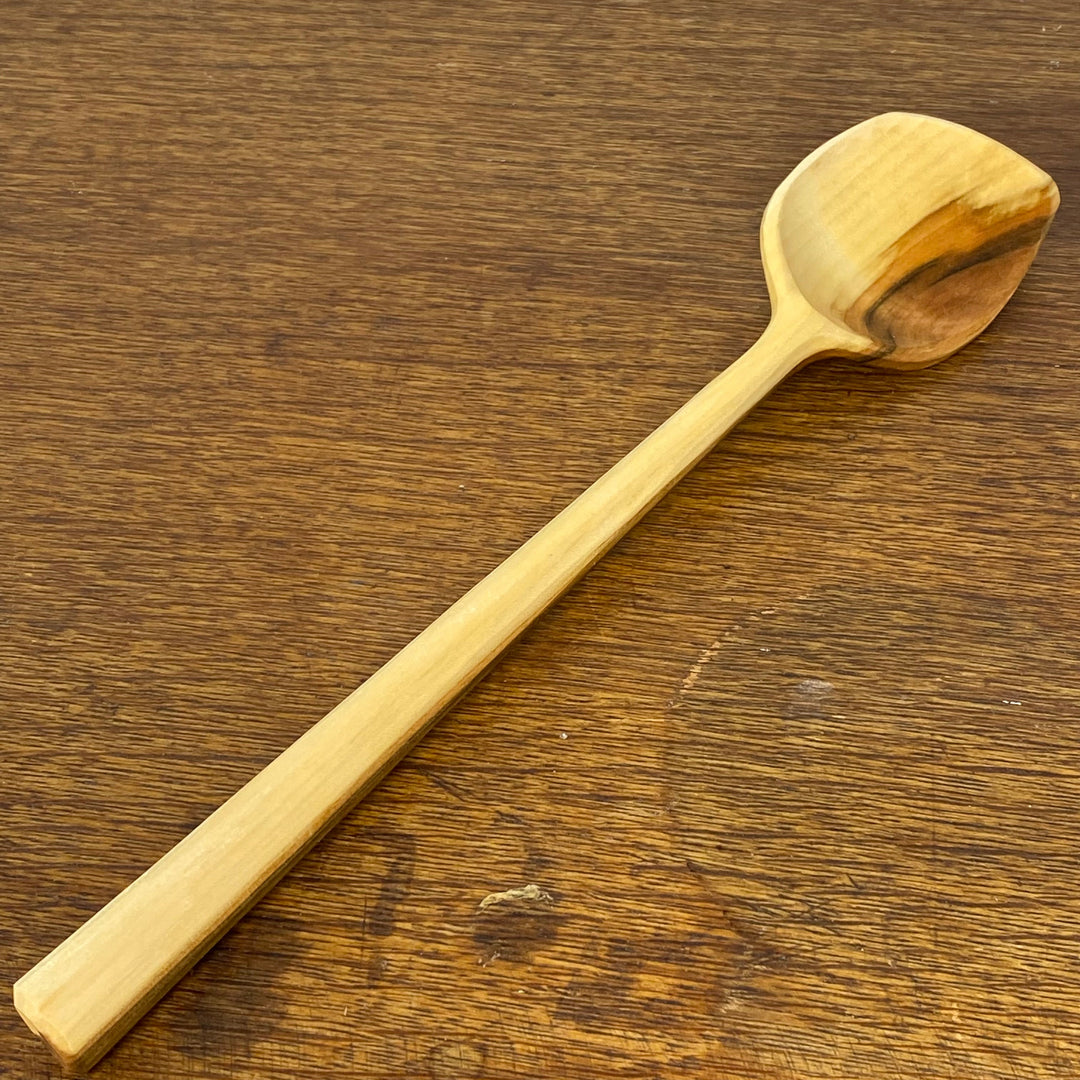 Soulwood Creations - Hand Carved Wooden Spoon Soulwood Creations 6- Rowan Heartwood/Sapwood 