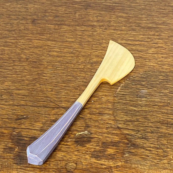 Soulwood Creations - Hand Carved Spreader Soulwood Creations 3- Rowan Lilac Milk Paint 