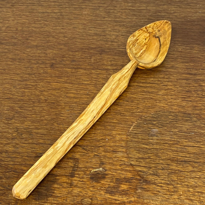 Soulwood Creations - Hand Carved Wooden Spoon Soulwood Creations 7- Spalted Birch Roma Spoon 