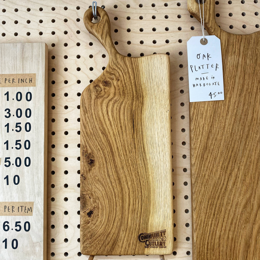Oak Serving Platter Community Cutlery 360mm x 164mm 