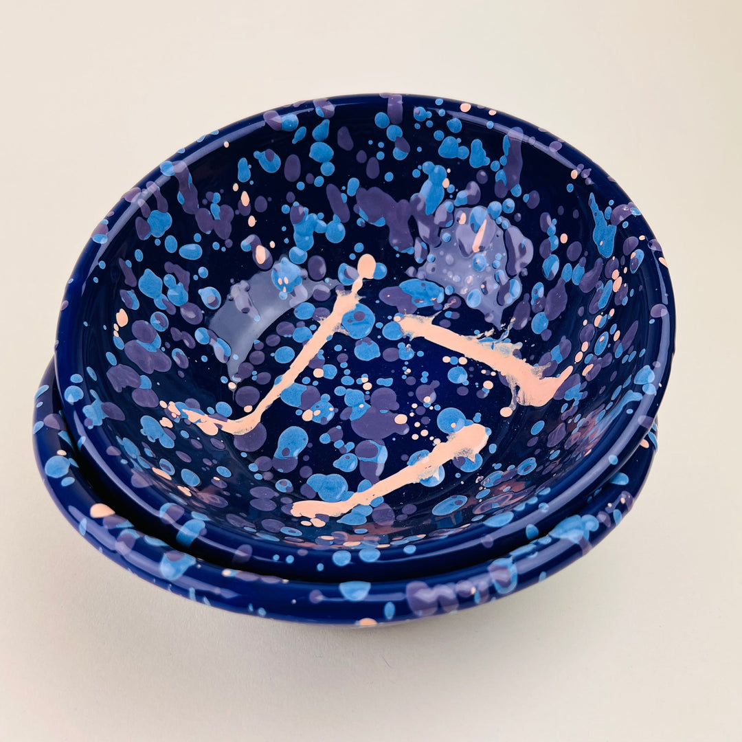 Bornn Enamelware - Large Island breeze Bowl 20cm - Blue Bornn 
