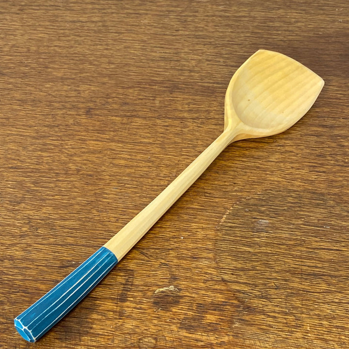 Soulwood Creations - Hand Carved Wooden Spoon Soulwood Creations 2-Rowan Blue Milk Paint 