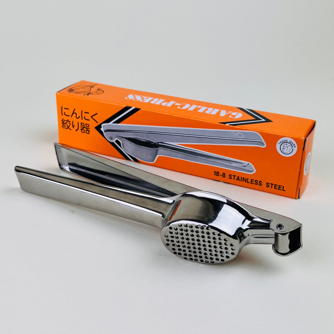 Stainless Steel Garlic Press Global Kitchen Japan 