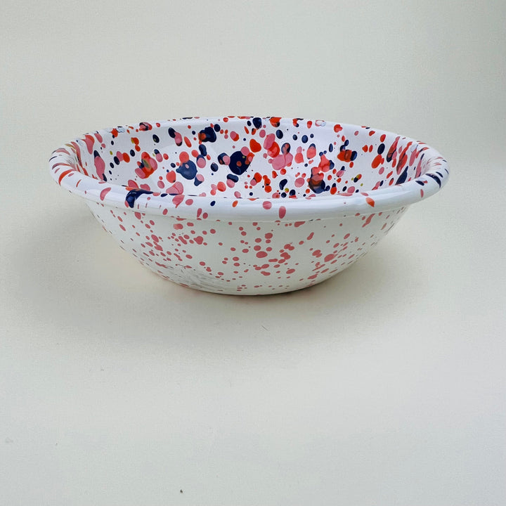 Bornn Enamelware - Large Island breeze Bowl 20cm - Cream Bornn 