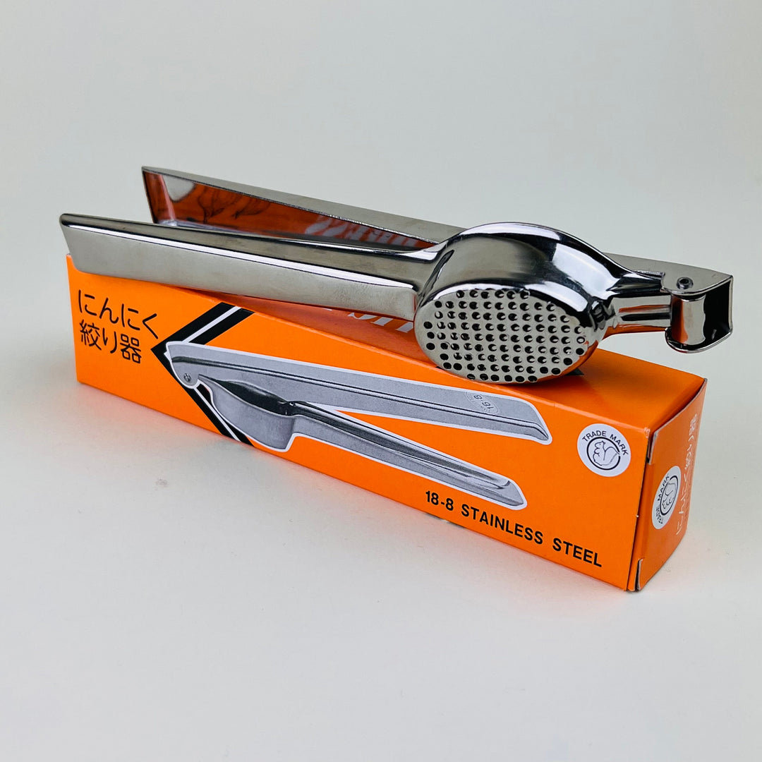 Stainless Steel Garlic Press Global Kitchen Japan 