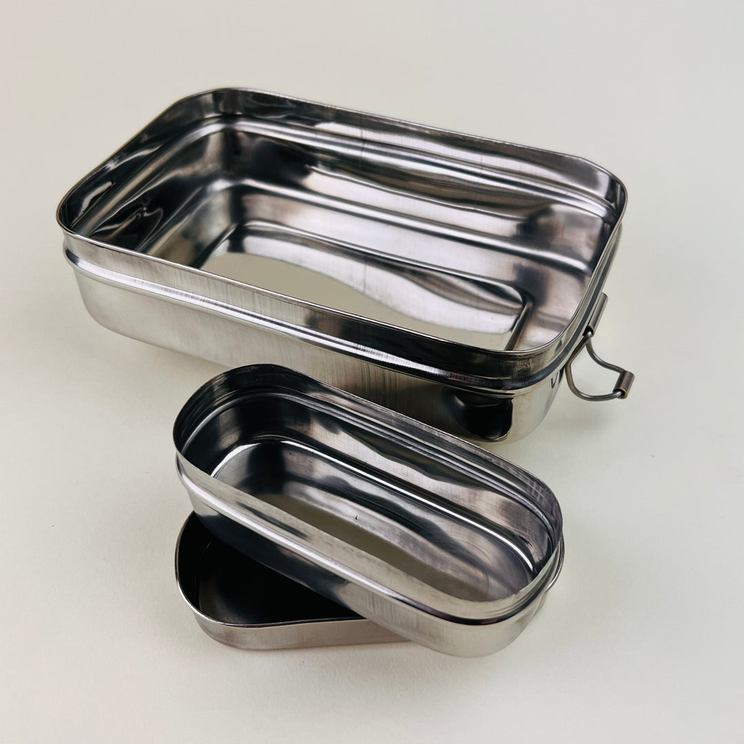 Rectangular Tiffin Lunchbox Community Cutlery 