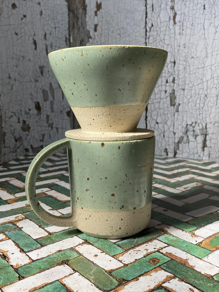 Mae Ceramics - Coffee Dripper Community Cutlery Sage Green 
