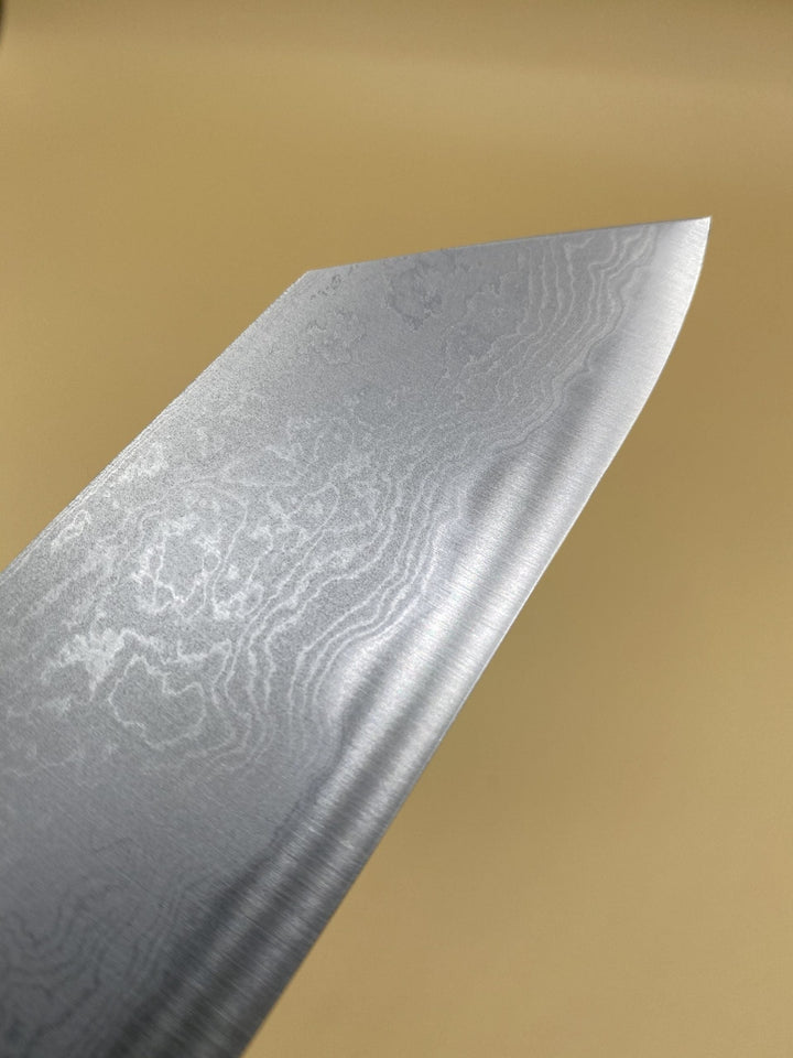 Sakai Kikumori - Aoichi Damascus Kiritsuke Santoku Community Cutlery 