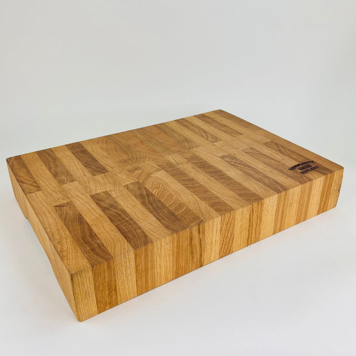 Medium End Grain Chopping board - Oak - Community Cutlery