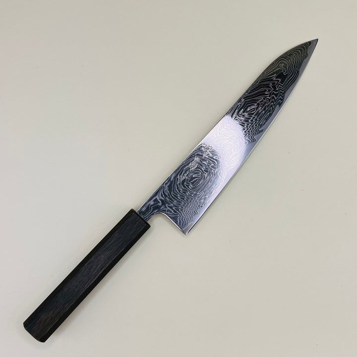 Sakai Kikumori - Damascus Nami Gyuto 210mm - Community Cutlery