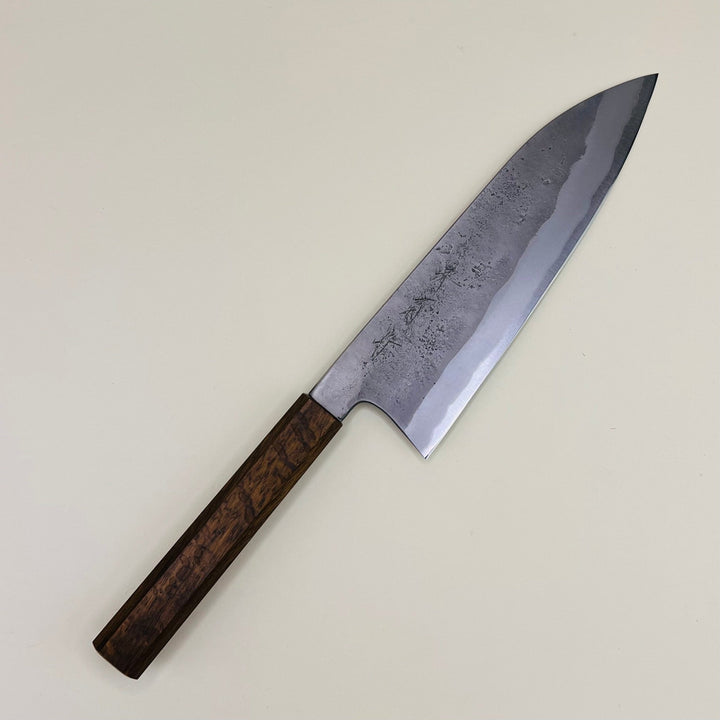Sakai Kikumori - Nashiji Gyuto 210mm - Lacquered Oak - Community Cutlery