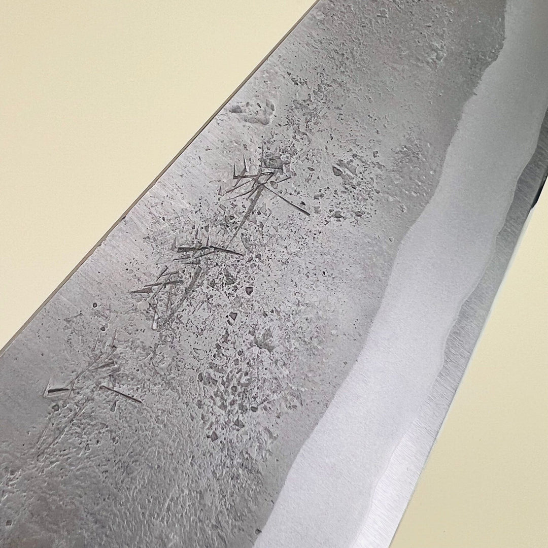 Sakai Kikumori - Nashiji Gyuto 210mm - Lacquered Oak - Community Cutlery