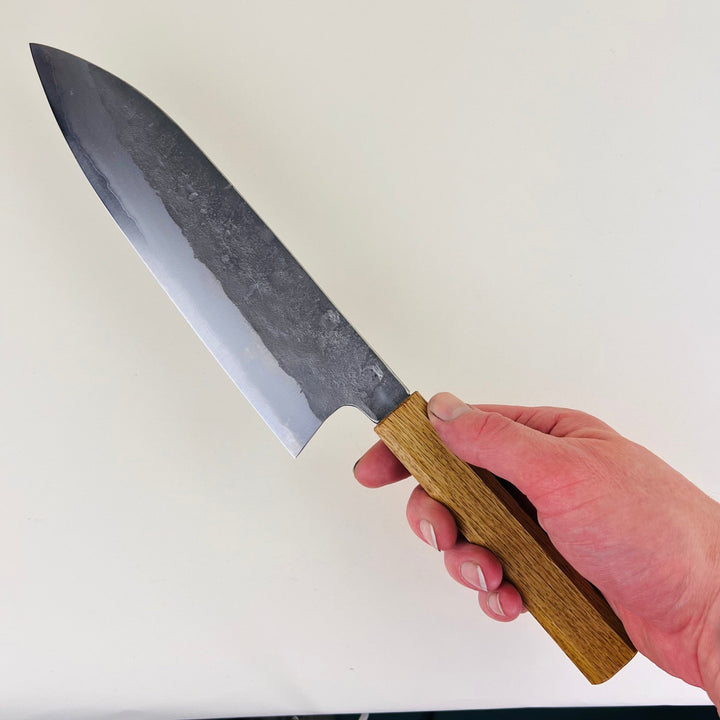 Sakai Kikumori - Nashiji Gyuto 210mm - Natural Oak - Community Cutlery
