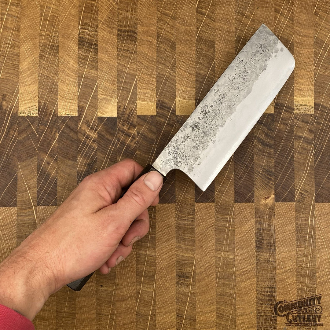 Sakai Kikumori - Nashiji Nakiri 165mm - Community Cutlery