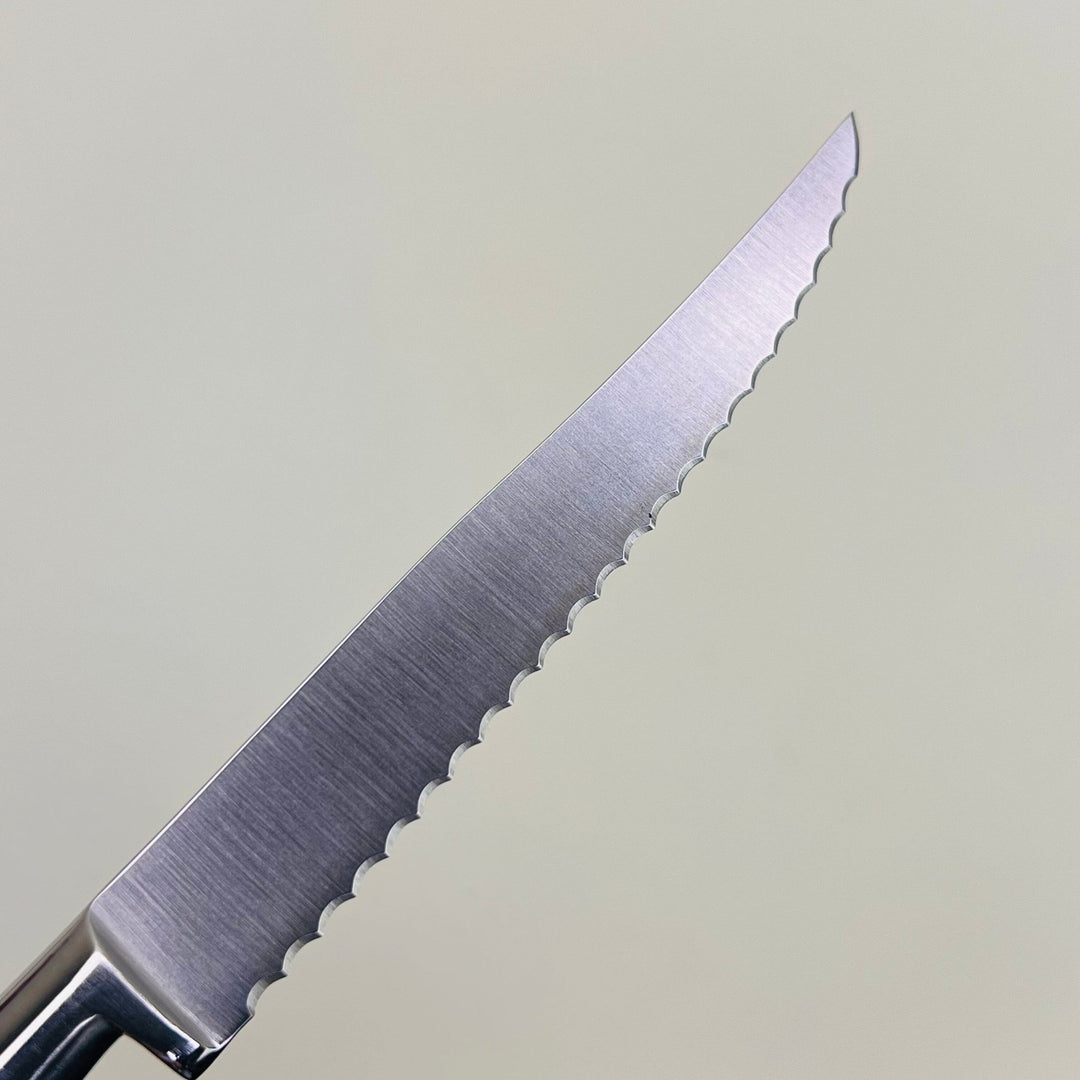 Samuel Staniforth - 5" Rosewood Serrated Utility Knife - Community Cutlery